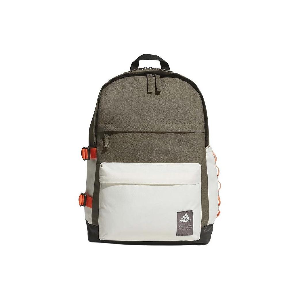 Adidas Recycled Polyester Backpack Medium Unisex Green One Size зелёный