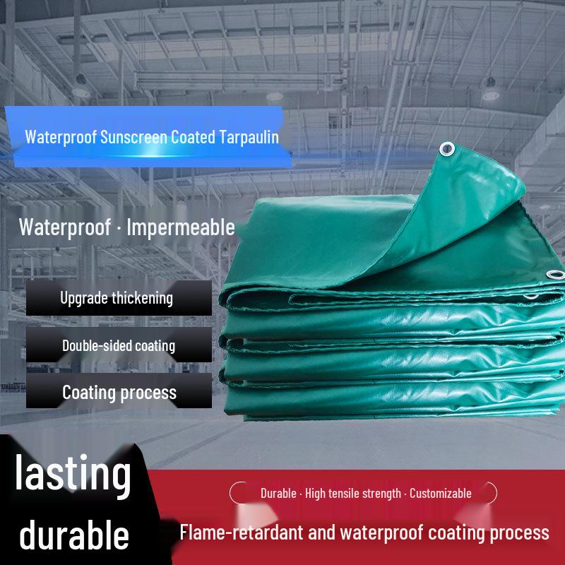 Thickened Waterproof PVC Sunshade & Cargo Cover Tarp