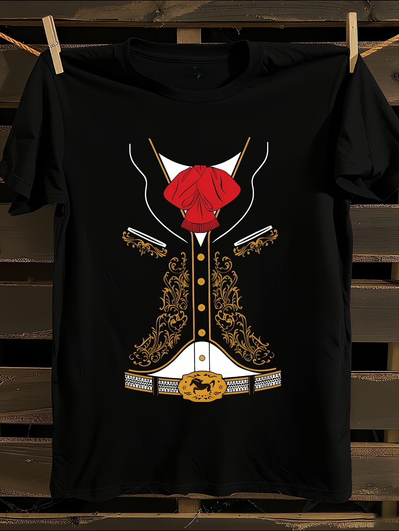 Mexican Mariachi Charro Suit Costume T-shirt M
