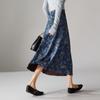 SOFSIL New Chinese Style Floral Print A-Line Skirt