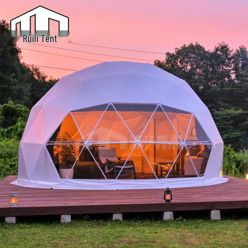 6-8m Transparent Starry Sky Dome Tent for Outdoor Tourist and Scenic Areas
