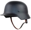 German WWII Steel Airsoft Replica Fritz German Army Heavy-duty Helmet, Equipment, Helm, (Black)