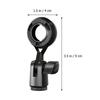 4pcs Mic Stand Clip Microphone Holder 270 Degree Rotation Standard Threaded Connection Universal Mic Clip Ring Bracket