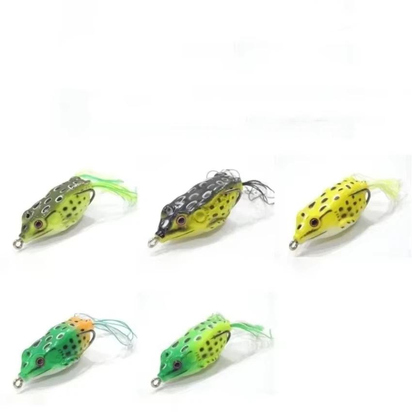 2 Pcs/5 Pcs Soft Frog Fishing Lure Tube Bait Artificial Fishing Lures Fishing Tackle Accessories
