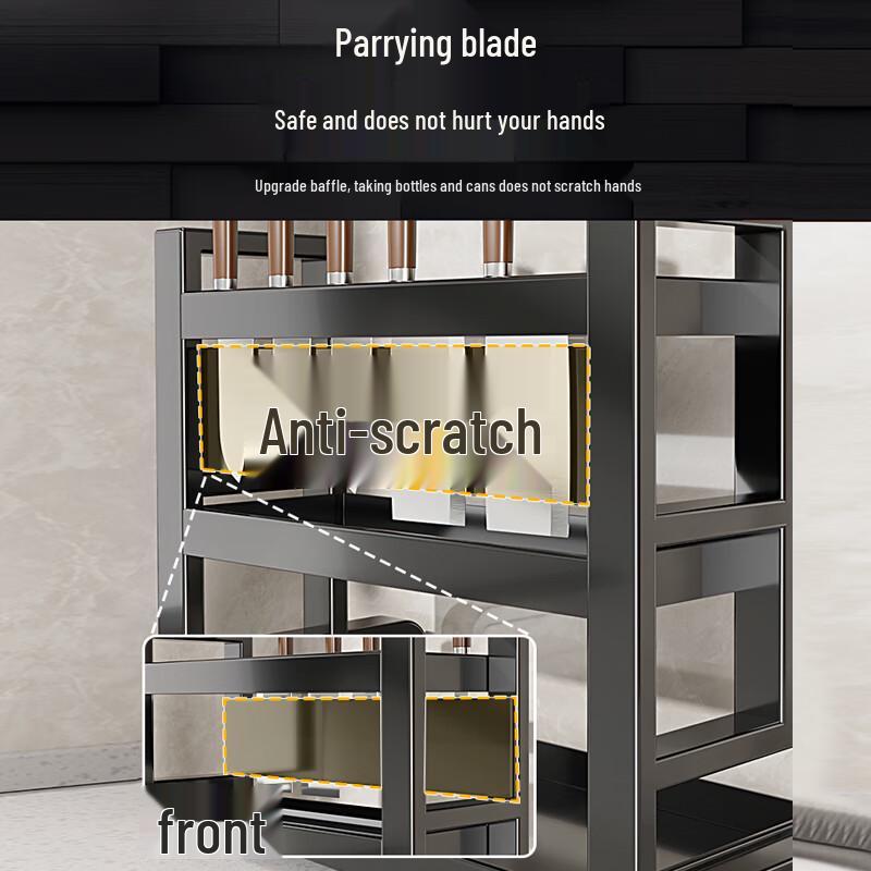 3-Tier Kitchen Countertop Storage Rack