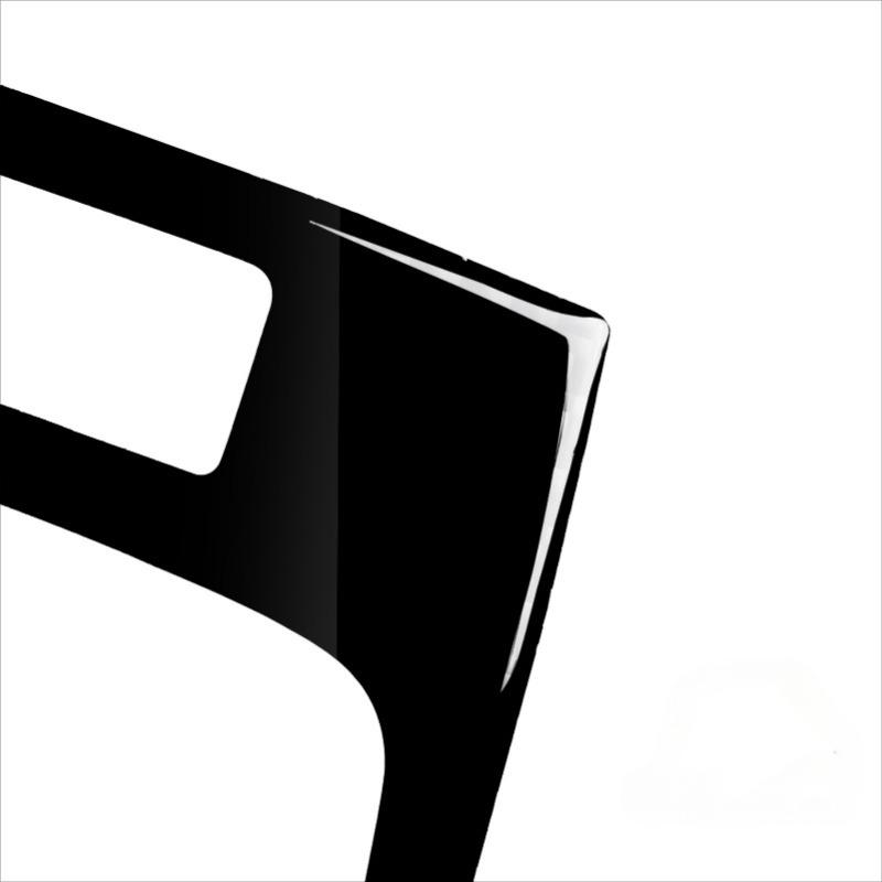 Suitable for BMW 3Series E46 Central Control Panel Piano Black Car Modification Decoration Bright Black Car Interior Accessories