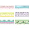 Yubbaex Mini Masking Tape Rainbow Line 10mm width x 24 rolls Thin Suitable gift wrapping DIY crafts notebook decoration