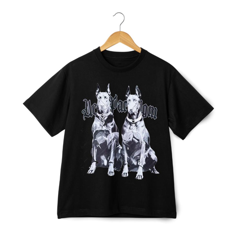 Funny Dog T-Shirt for Men Women | Doberman Graphic | AC Pariah Parody Art S