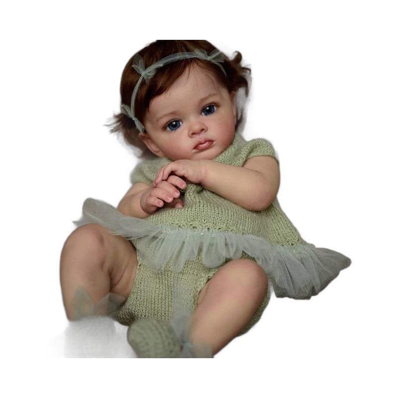 55cm lavável realista macio pintado à mão simulação bebê reborn boneca crianças acompanham brincar boneca