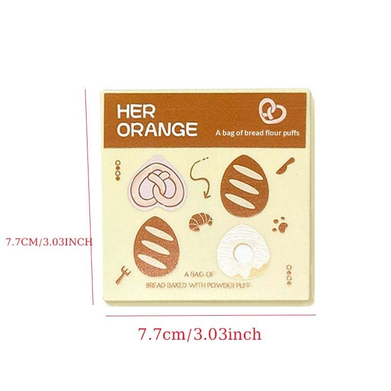 

5pcs/Box Portable Design Ideal Gift Ultra-Soft Thumb Makeup Sponge Set Plush Non-Absorbent For Dry & Wet Application Cute