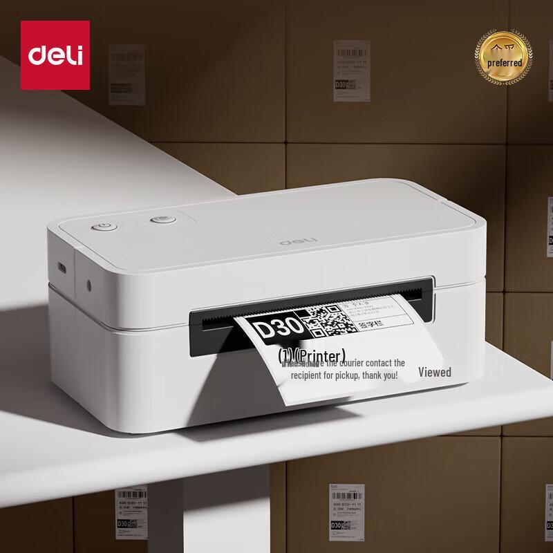 

Deli Bluetooth 80mm Thermal Label Printer GE450 CN plug (adapter included)