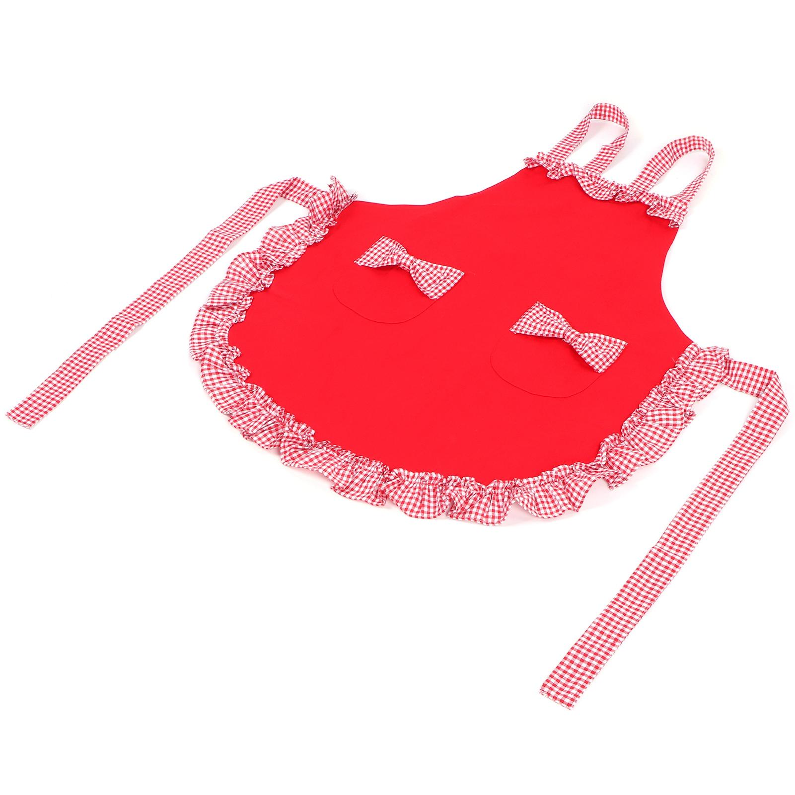 Bowknot Apron Multifunctional Cooking OilProof Waterproof Antifouling Apron for Kitchen