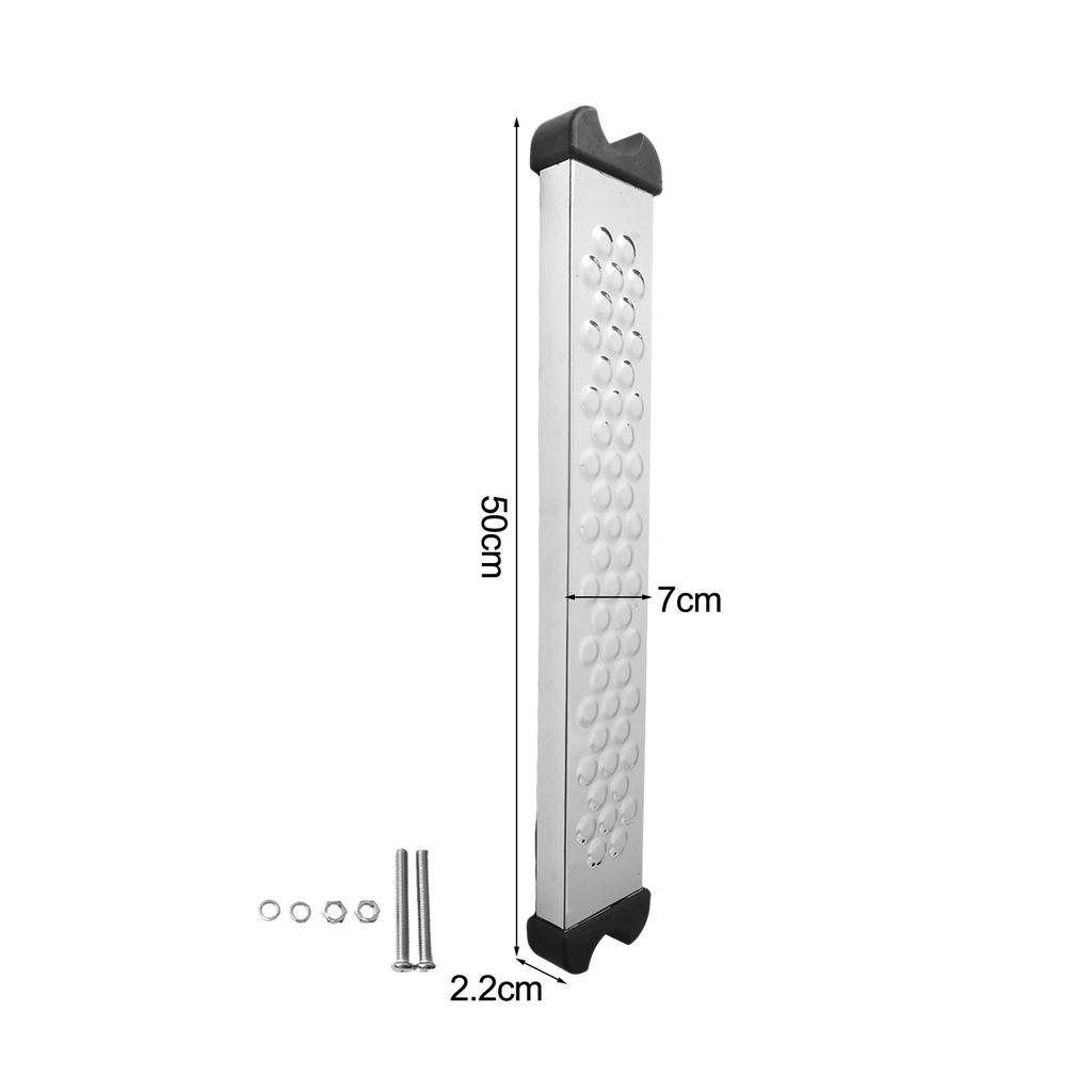 Schodki do basenu zewnętrznego Antypoślizgowe stopnie drabinki Zastosowanie zewnętrzne Poprawa bezpieczeństwa basenu 50*10*5cm Materiał Stal nierdzewna 304