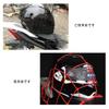 Motorcycle Touring Net, 11.8 x 11.8 inches (30 x 30 cm), 6 Hooks, Reginet, Black