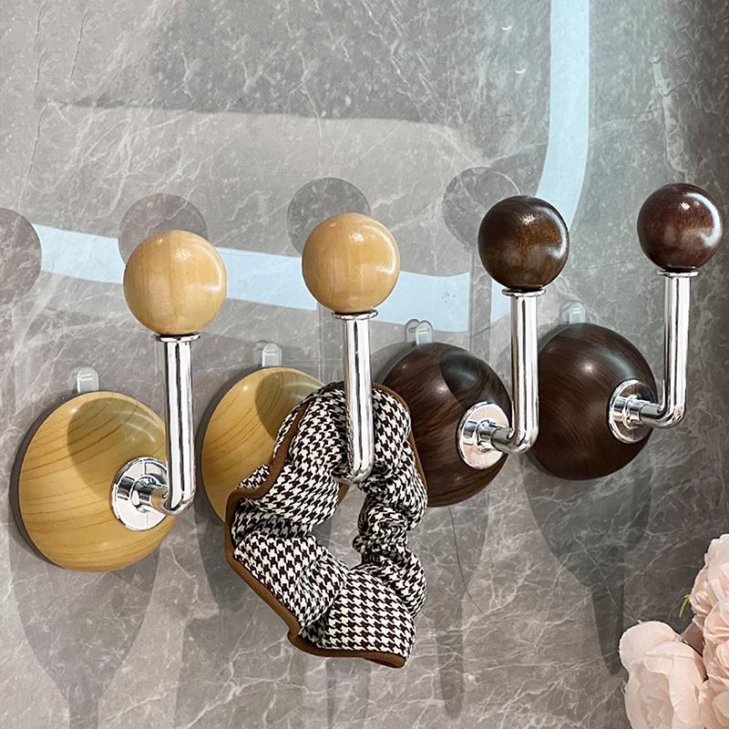 Powerful Load Bearing Suction Cup Hook Bag Hair Band Storage No Drilling Hook Hair Band Storage Tool