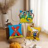 Fun P-Pippi Longstocking Cute Pillow Case Bedroom Sofa Living Room Backrest Decoration Square Cushion Nap Time