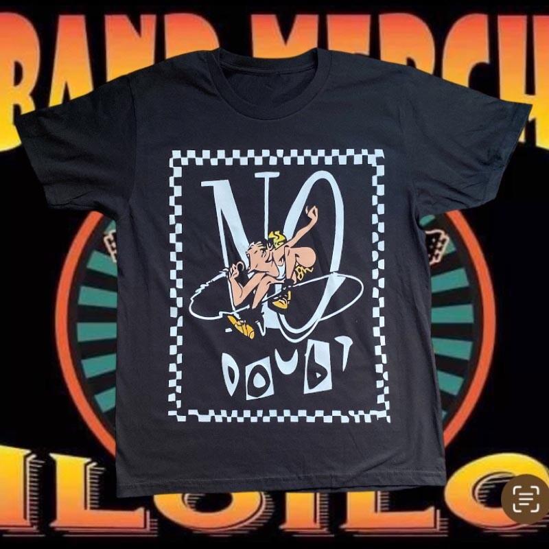 Vtg No Doubt Band Gift For Fans Cotton Black T Shirt All Size For Men SE323 Unisex T-Shirt XXXXL