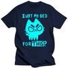 Brand Men T-shirt Funny Cat Print Men Tshirts Casual O-neck Men Shirts Streetwear Luminous Men Overd T-shirt Male Tees Tops#Color(2)