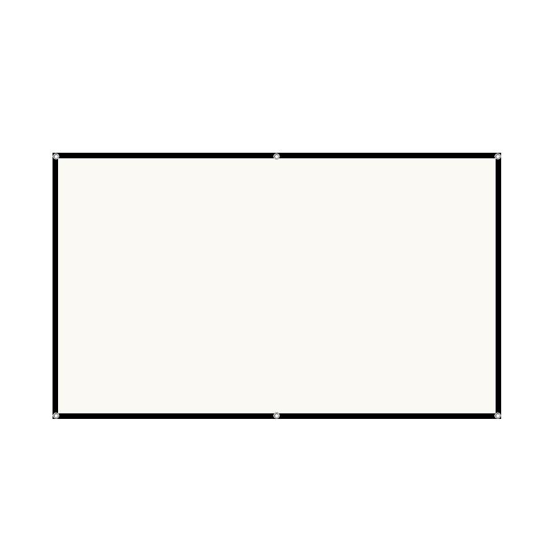 Portable Polyester Folding Projector Screen, 60-150 Inch, 16:9/4:3