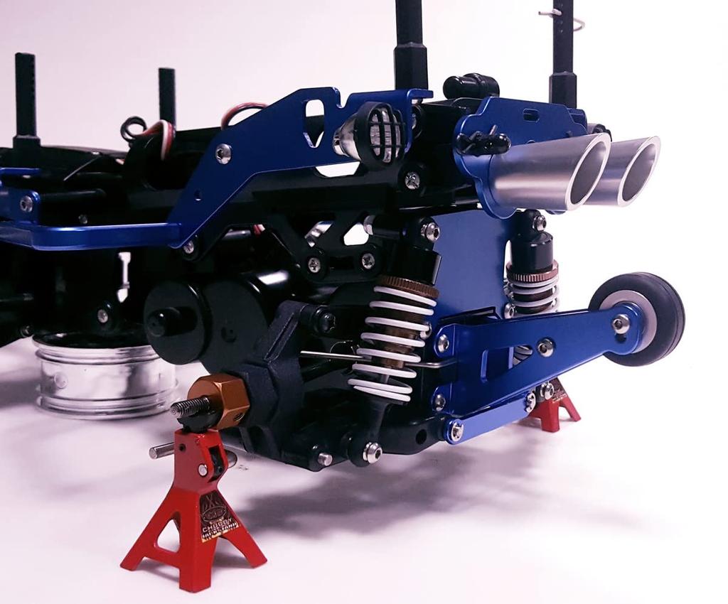 Kingfly Rear Stabilizer Rod Set for Tamiya Chassis Wild Willy WR-02/WR-02G