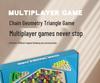 Geometric Triangle Chess Game: Rubber Band Training & Family Interactive Educational Toy