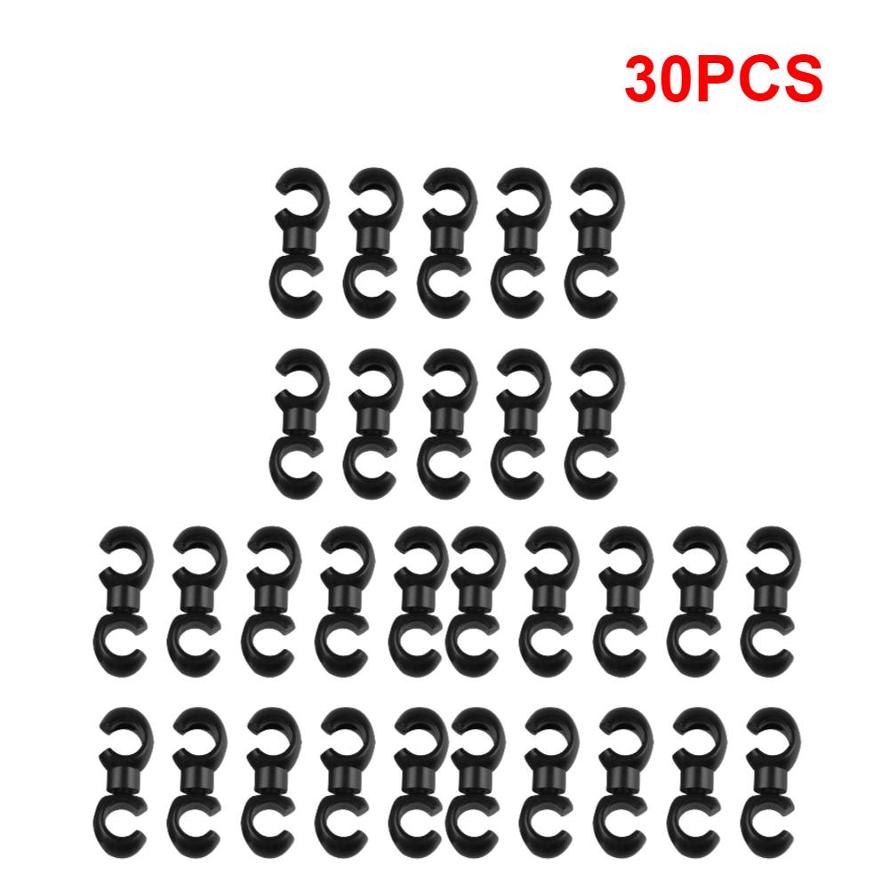 10-40pcs Bicycle Brake Gear Cable S Style Clips Rotating Buckle Hose Guide MTB Bike Cross Line Hook Tidy Clip Ring Clasp Cycling
