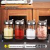 Glass Seasoning Jar Set with Rack