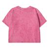 Wash Short Women T Shirt  Cool Summer Breathable Tshirt Street Tees Casual Vintage Distress Midriff-Baring Clothes