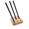 Square Organizer Pens Stand Oak