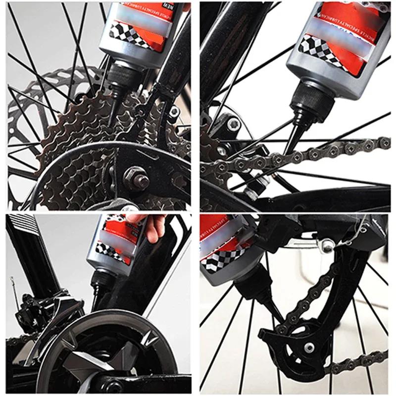 100ml Bicycle Chain Lubricant Dry Gear Maintenance Mountain Bike Mechanical Chain Oil Preservative Anti-Rust Motorcycle Parts