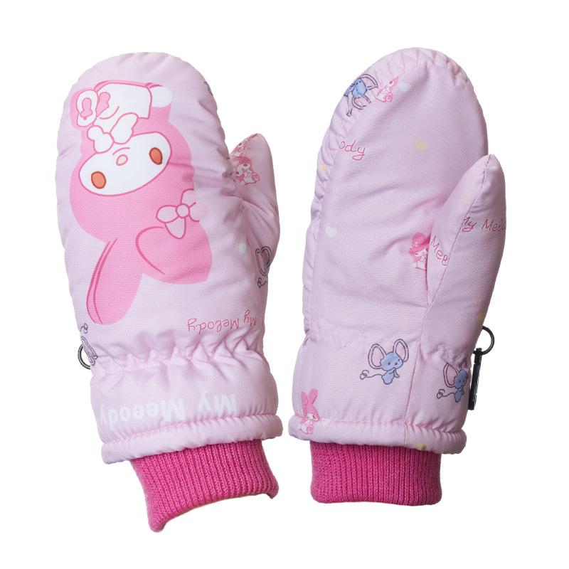 

Бархатные лыжные перчатки: Нескользящие, теплые и толстые для детей 2-5 лет 2-5 years