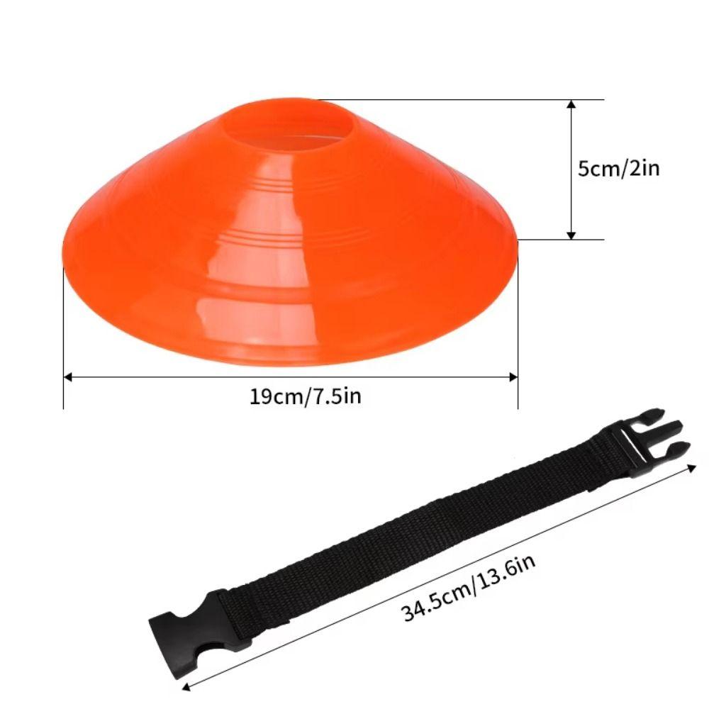 25/50Pcs Colorful Training Marker Cones Durable Soccer Cones  Football Training Equipment