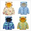 Children 2-6 Y Light Baby Jacket Autumn and Winter Cartoon Jacket Children's Down Cotton Clothes Boys and Girls Cotton Clothes