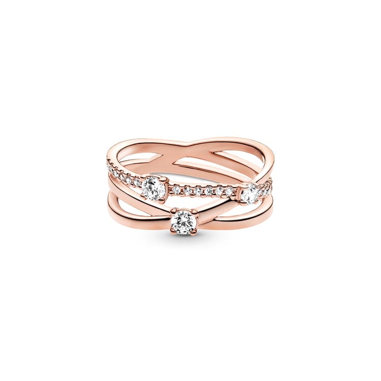 Pandora Rhinestone Rings Women's 189400C01