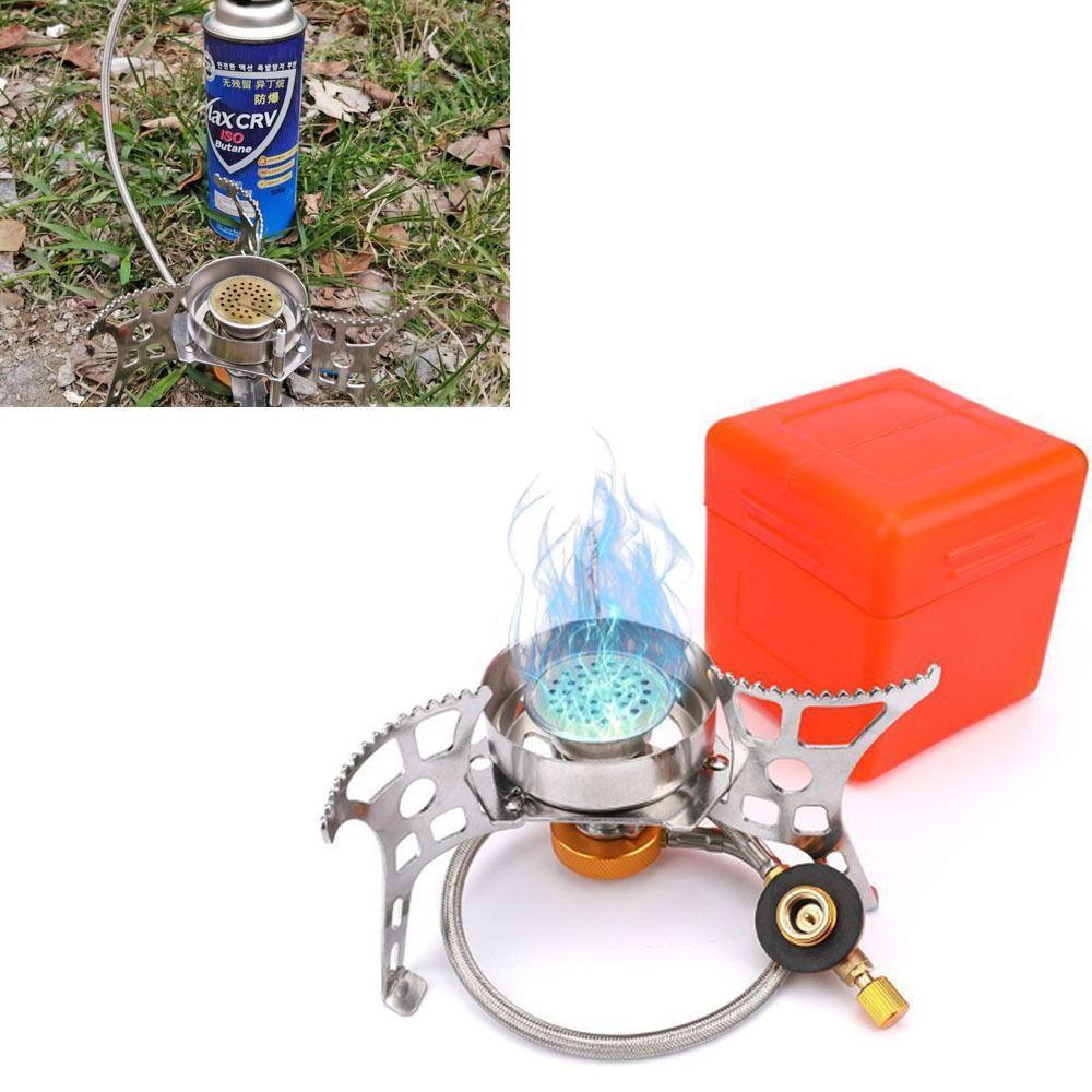 Aluminum Alloy, Copper Portable Gas Stove Lightweight Outdoor Stove Camping Stove  Outdoor Camping