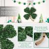 Multipurpose Patrick's Day Wreath Four Leaf Clovers Pendant For Wall And Door Party Decoration Home Accessory
