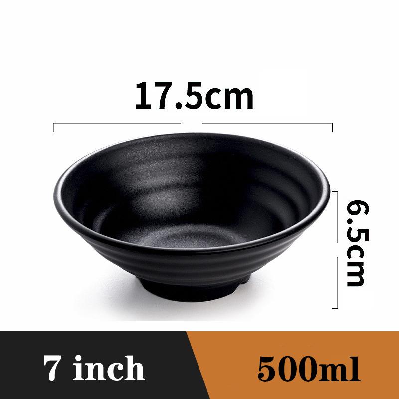 Fruit Salad Fast Food Tableware Japanese Style Plastics Noodles Bowl Household Ramen Bowl Soup Bowl