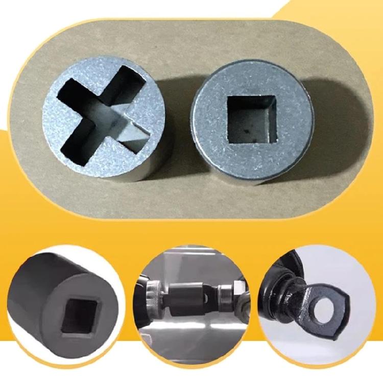 Universal Scissor Jacks Power Tool Adapter Stainless Steel Jacks Socket Adapter For Rapid Tire Changes