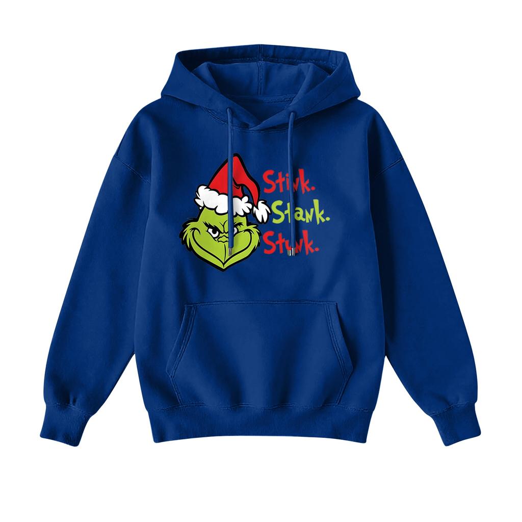 Women's Christmas  Hoodie Funny Cute Christmas Holiday Sweatshirt Pullover