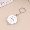 150/60Inch Keychain Tape Measure Portable Retractable Mini Abs Plastic Measure Ruler Centimeter Inch Roll Tape Measuring Tool