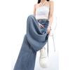 Thin Lyocell Tencel High Waist Relaxed Wide Leg Breathable Denim Pants For Women Summer Casual Pants Oversize Denim Trousers