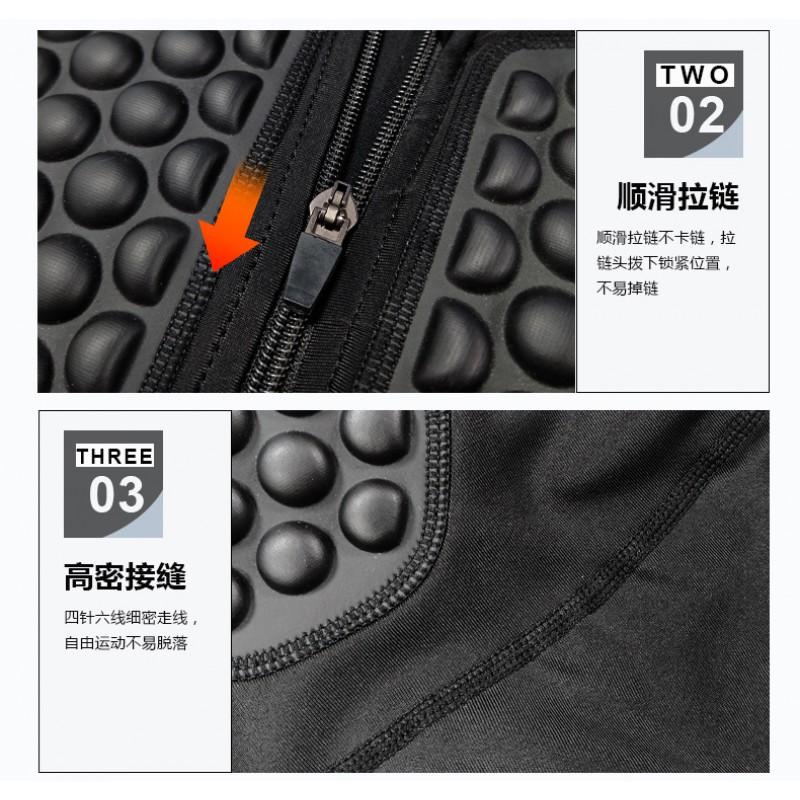 Multi-Sport Protective Long Sleeve Shoulder Guard Top Basketball Football Rugby Skateboarding Skiing Training