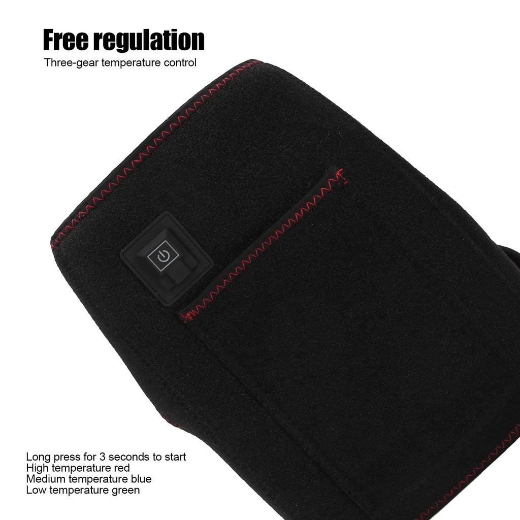 Electric Heating Knee Brace Pain Relief Temperature Adjustable Hot Compress Knee Pad 5V