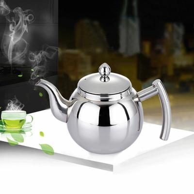 0.8/1L Stainless Steel Loose Tea Pot Strainer Filter Infuser Kettle Coffee Jug