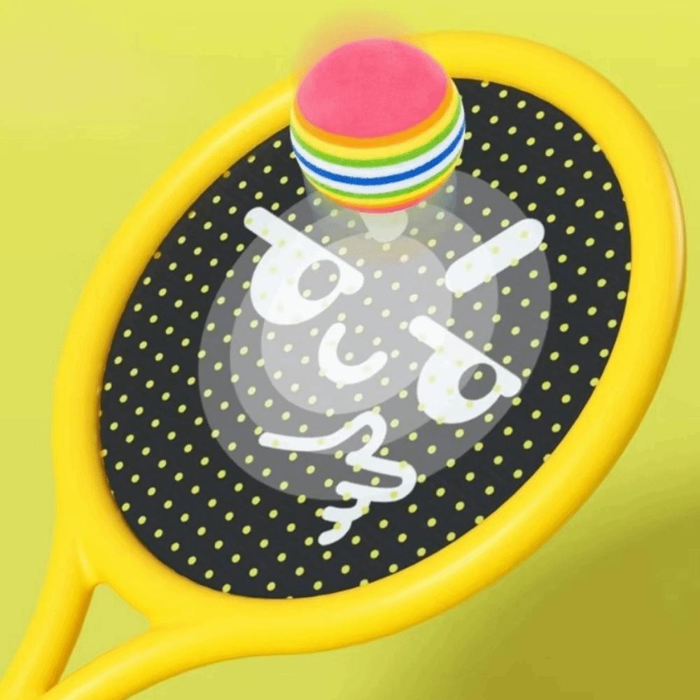 2Pcs Shock Absorbing Children Badminton Racquets Portable Sports Game Toys Parent-Child Interactive