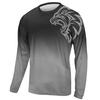Men's long sleeved top with Fashion Sports T-shirts For Men's Gym Clothing moisture absorbing soft and quick drying Men T-shirt