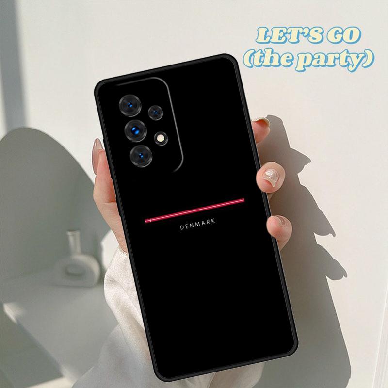 Dänemark Flagge Handyhülle Für Samsung Galaxy A42 A31 A40 A51 A71 A32 A80 A91 A52 A72 A73 A20e A21S A50 A70 A11 A12 Hülle
