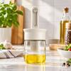 Retractable Oil Dispenser Heat-Resistant Oil Container Oil Jar with Built-in Oil Brush  Household
