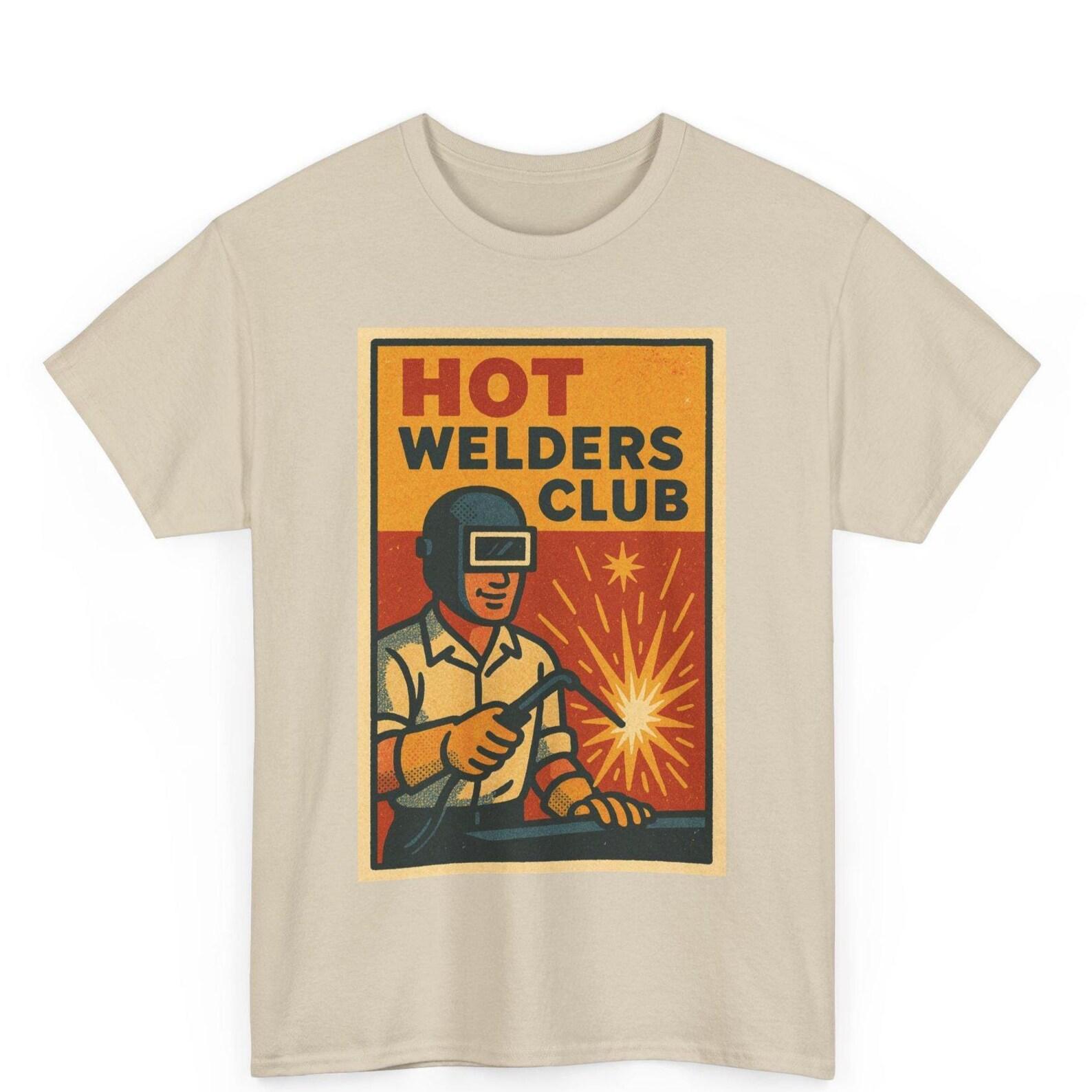 Hot Welder Club T-Shirt: Retro Comic Graphic Tee XL