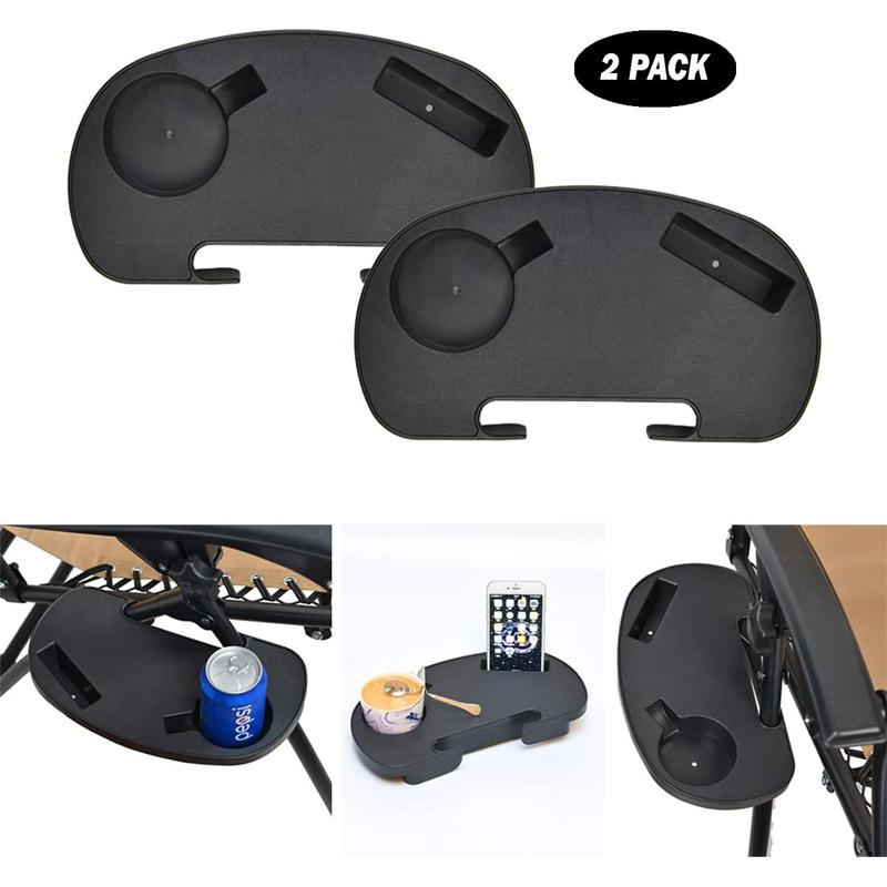 

Кресло-реклайнер складное поднос подставка для напитков портативный боковой столик завтрак пляжное кресло подстаканник для аксессуаров для кемпинга на открытом воздухе